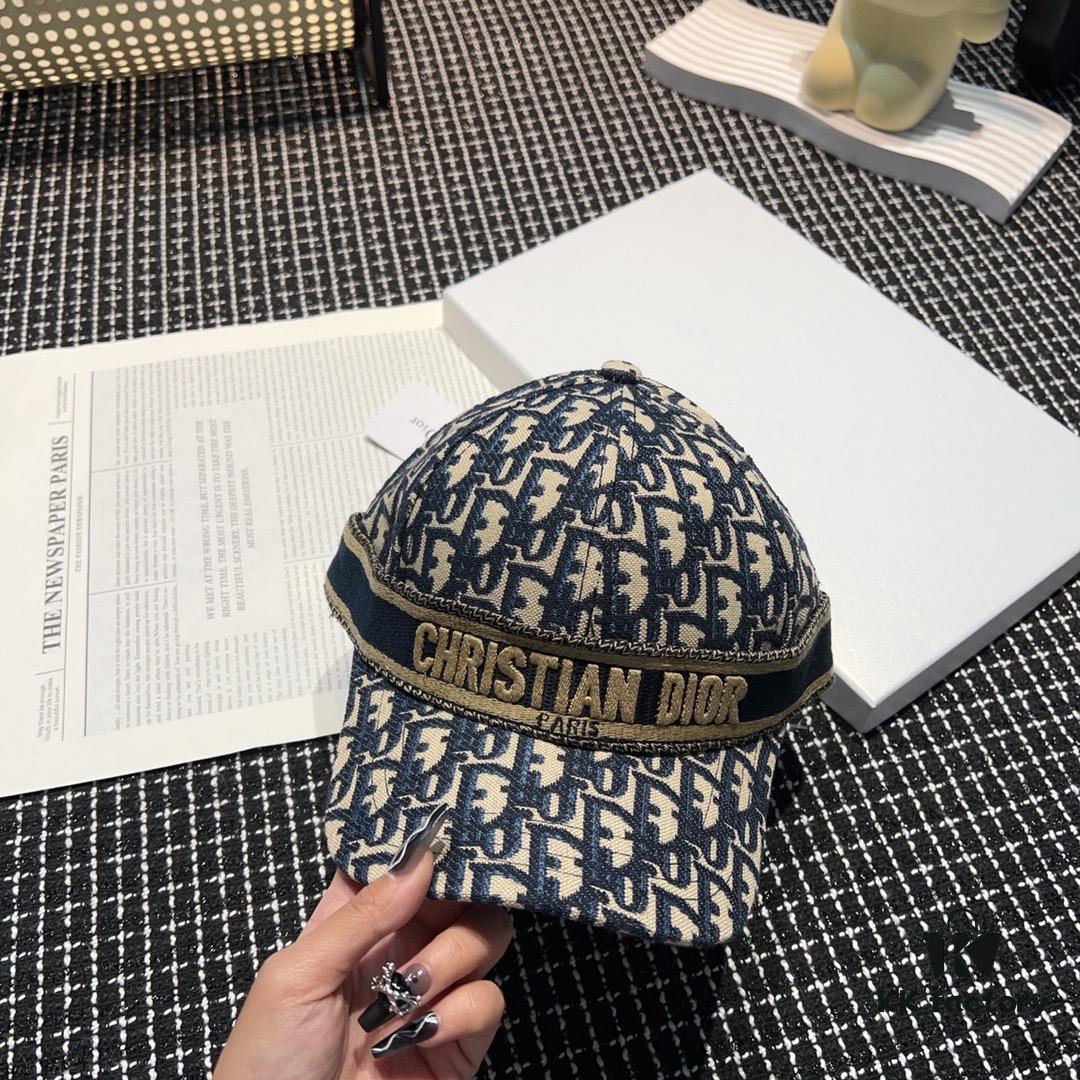 Authentic Dior Counter Latest Stockout Baseball Cap