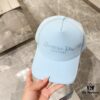 Dior Spring Summer Vintage Print Baseball Cap Knit Fisherman Hat