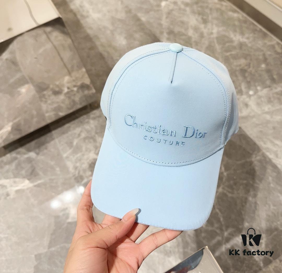 Dior Spring Summer Vintage Print Baseball Cap Knit Fisherman Hat