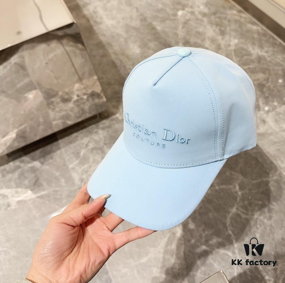 Dior Spring Summer Vintage Print Baseball Cap Knit Fisherman Hat