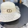 692fb18c99f2d84055c86f0e Dior Korean-Style Oversized Fashion Sun Hat for Women, Wide-Brimmed Foldable UV-Protective Outdoor Hat, Versatile Bucket Hat, Baseball Cap, Knit Hat for Summer Travel