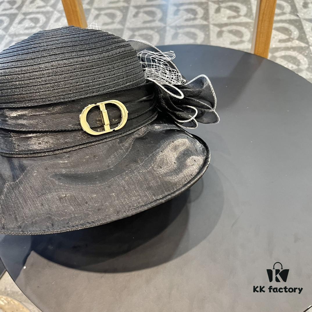 692fb19b99f2d84055c86f27 Dior Korean-Style Oversized Fashion Sun Hat for Women, Summer Wide-Brimmed Foldable UV-Protection Hat, Versatile Outdoor Bucket Hat, Baseball Cap, Knit Hat