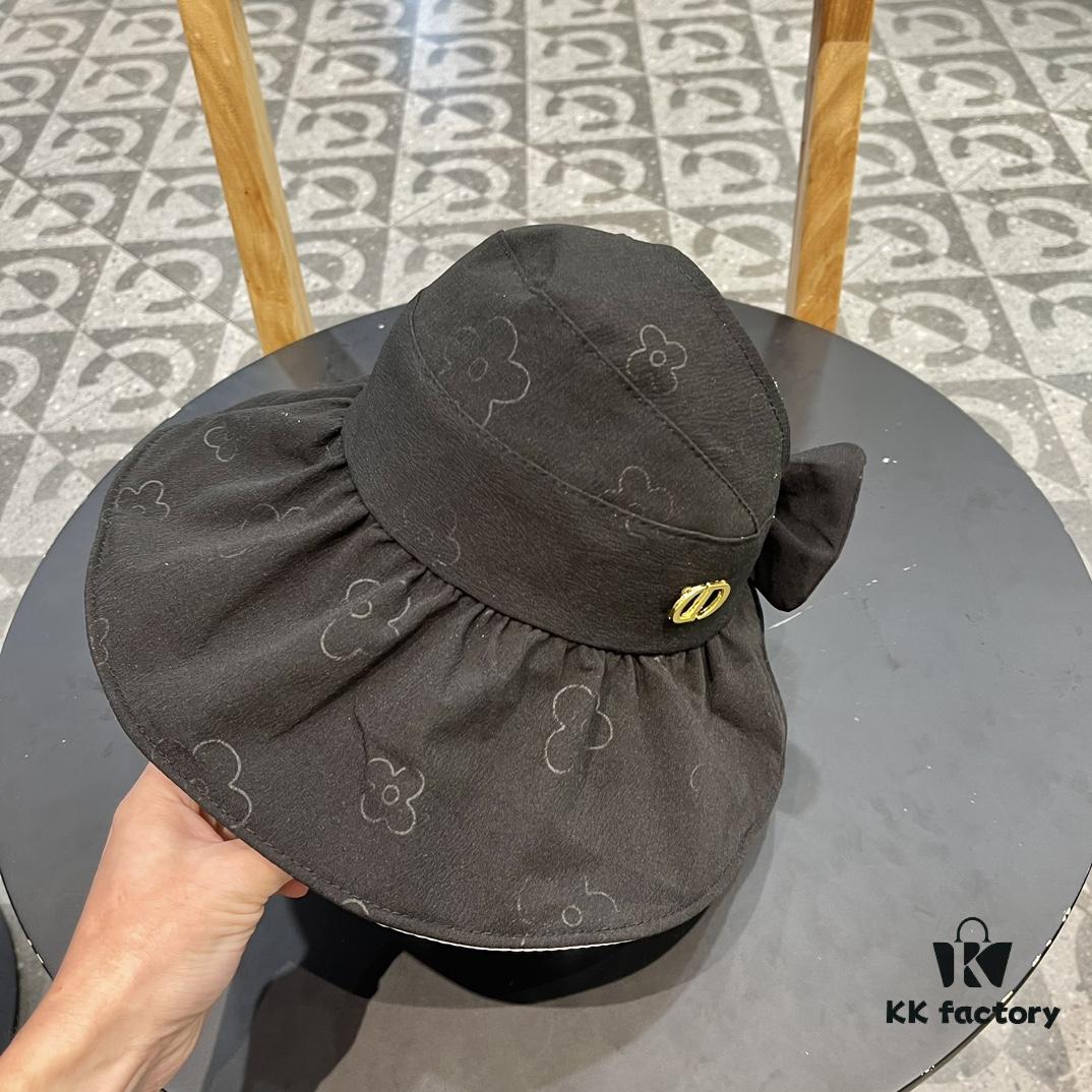 692fb1a299f2d84055c86f33 Dior Korean-style New Colorful Gel Sun Hat for Women, Fresh Floral Breathable Open-top Travel Vacation Sun Hat, Fisherman Cap, Baseball Cap, Knit Hat