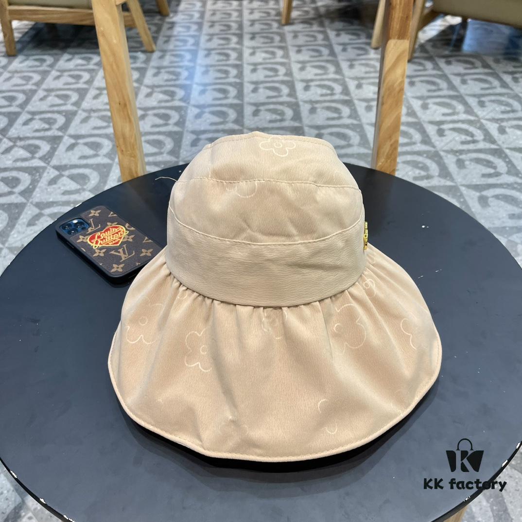 692fb1a599f2d84055c86f3c Dior Korean-style New Colorful Gel Sun Hat for Women, Fresh Floral Breathable Open-top Travel Vacation Sun Hat, Fisherman Cap, Baseball Cap, Knit Hat