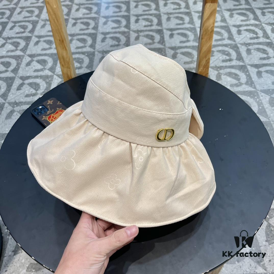 692fb1aa99f2d84055c86f46 Dior Korean-style New Colorful Gel Sun Hat for Women, Fresh Floral Breathable Open-top Travel Vacation Sun Hat, Fisherman Cap, Baseball Cap, Knit Hat