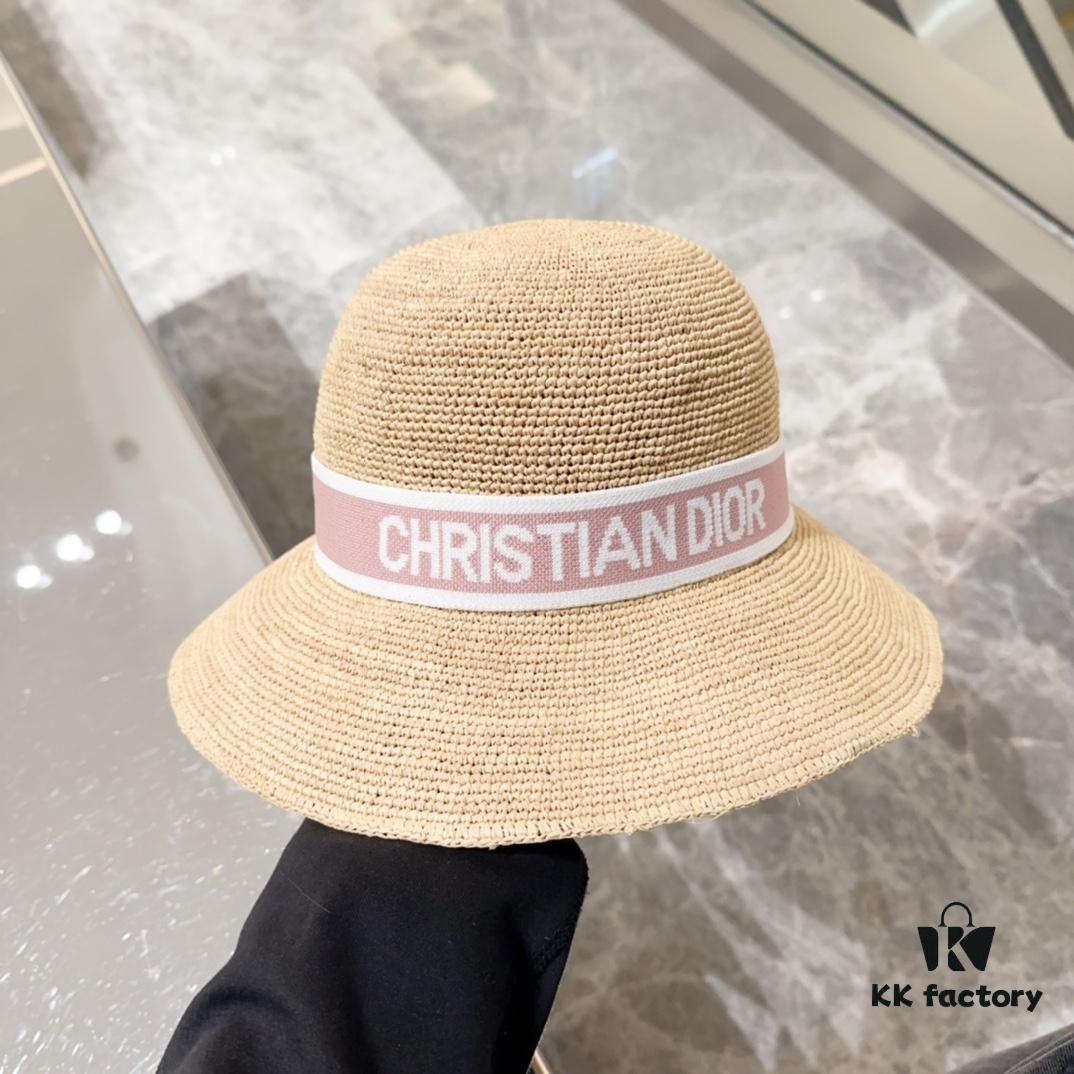 692fb1c499f2d84055c86f6d Dior New Arc de Triomphe Braided Straw Hat