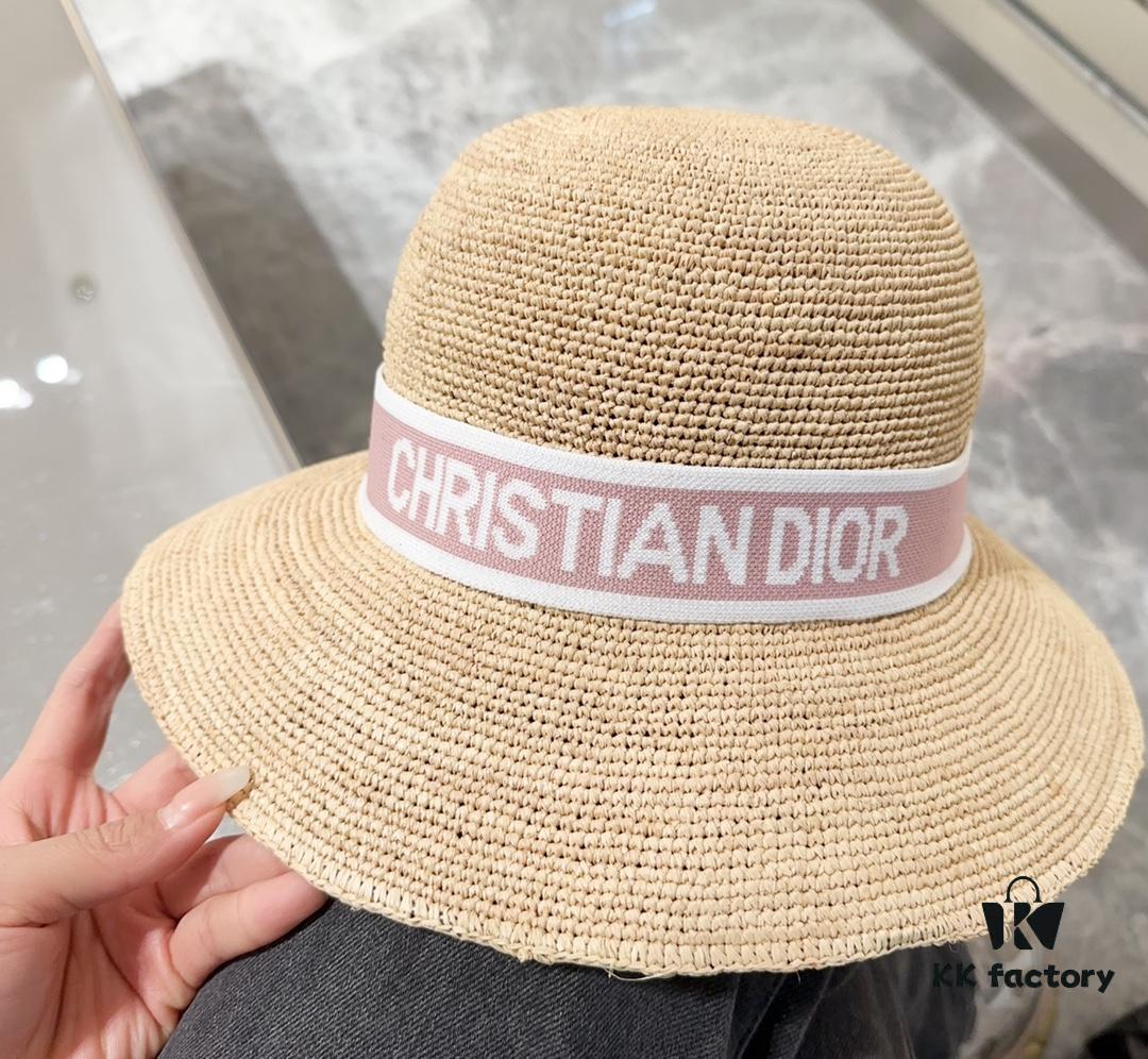 692fb1c499f2d84055c86f6e Dior New Arc de Triomphe Braided Straw Hat