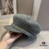 692fb23f99f2d84055c86ff3 Dior Wool Painter's Cap, 100% Wool Fabric, Head Circumference 57cm