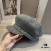 692fb24399f2d84055c86ff8 Dior Wool Painter's Cap, 100% Wool Fabric, Head Circumference 57cm