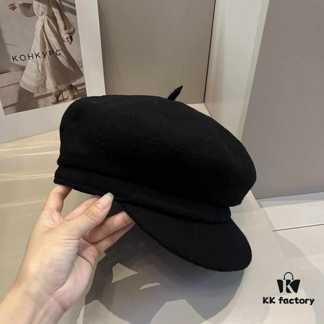 Dior Wool Painter's Cap, 100% Wool Fabric, Head Circumference 57cm