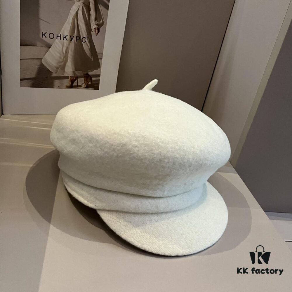 692fb24a99f2d84055c87002 Dior Wool Painter's Cap, 100% Wool Fabric, Head Circumference 57cm