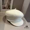 692fb24a99f2d84055c87002 Dior Wool Painter's Cap, 100% Wool Fabric, Head Circumference 57cm