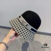 692fb25599f2d84055c87011 Dior Winter Olympics Fall/Winter Wool Hat, Color-Block Fedora, 100% Wool Fabric, Head Circumference 57cm