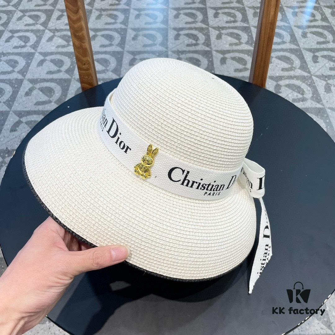 692fb25c99f2d84055c8701b Dior 2024 New Arrival Fashionable Straw Hat, Super Popular Bell-Shaped Design, Stylish and Versatile