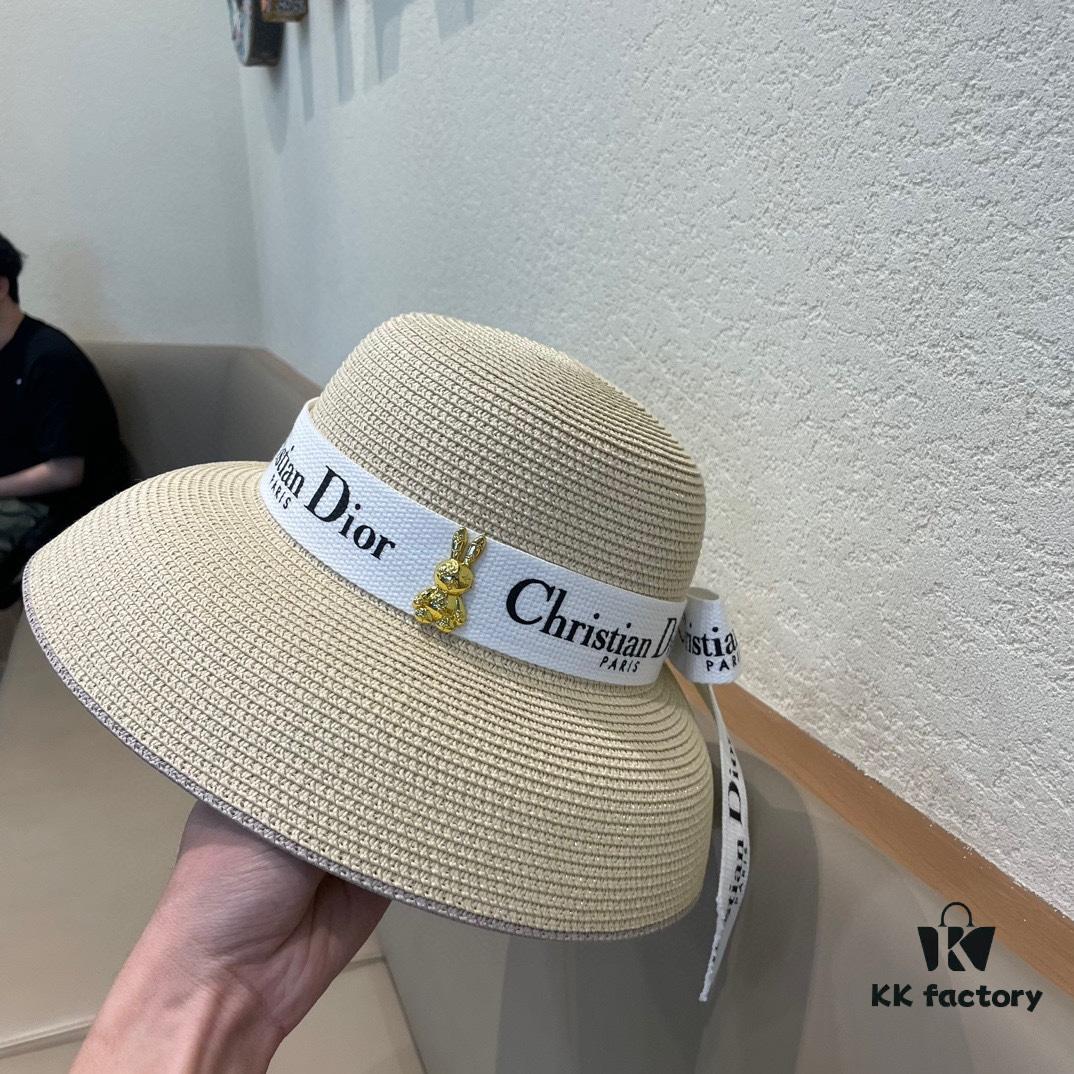 692fb26999f2d84055c8702f Dior 2024 New Arrival Fashionable Straw Hat, Super Popular Lampshade Style, Effortlessly Stylish for Any Outfit