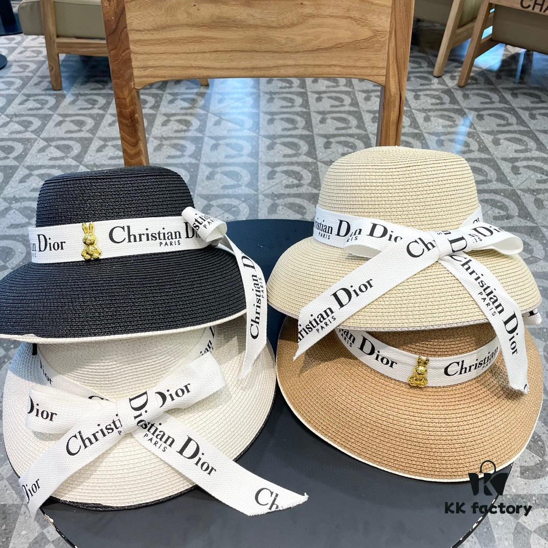 692fb26d99f2d84055c87033 Dior 2024 New Arrival Fashionable Straw Hat, Super Popular Lampshade Style, Effortlessly Stylish and a Must-Have for Travel