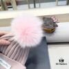 692fb28e99f2d84055c8704f Dior Women's Knit Hat with Genuine Fox Fur Pom-Pom, Thickened Winter Warm Ear-Protecting Beanie for Autumn and Winter