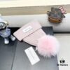 692fb28f99f2d84055c87050 Dior Women's Knit Hat with Genuine Fox Fur Pom-Pom, Thickened Winter Warm Ear-Protecting Beanie for Autumn and Winter