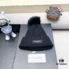 692fb29b99f2d84055c8705c Dior Women's Knitted Hat with Genuine Fox Fur Pom for Autumn and Winter, Thickened Warm Ear-Protecting Beanie, Korean Style Versatile Design