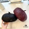 692fb2aa99f2d84055c8706e Dior-style Leather Octagonal Beret