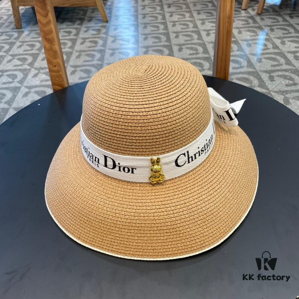 692fb2cc99f2d84055c87097 Dior 2024 New Arrival Fashionable Straw Hat, Super Popular Lampshade Style, Effortlessly Stylish and a Must-Have for Travel