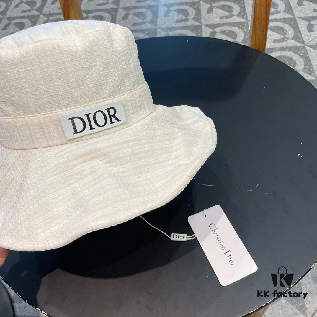 692fb2d499f2d84055c870a9 Dior Wide-Brim Sun Fishing Hat for Women, Spring and Summer Bow-Tied Bucket Hat, Versatile Facial Covering UV Protection Fashionable Sun Hat