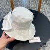 692fb2d999f2d84055c870b1 Dior Wide-Brim Sun Hat for Women, Spring and Summer Fashionable Bucket Hat with Bow, Face-Framing UV Protection