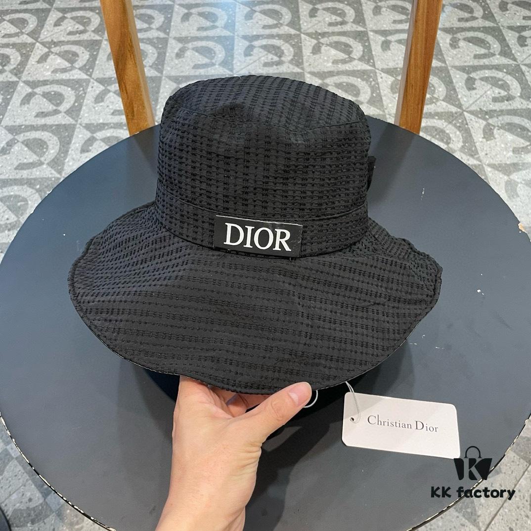 692fb2e099f2d84055c870be Dior Wide-Brim Sun Hat for Women, Spring and Summer Fashion Floppy Hat with Bow, UV Protection Beach Hat