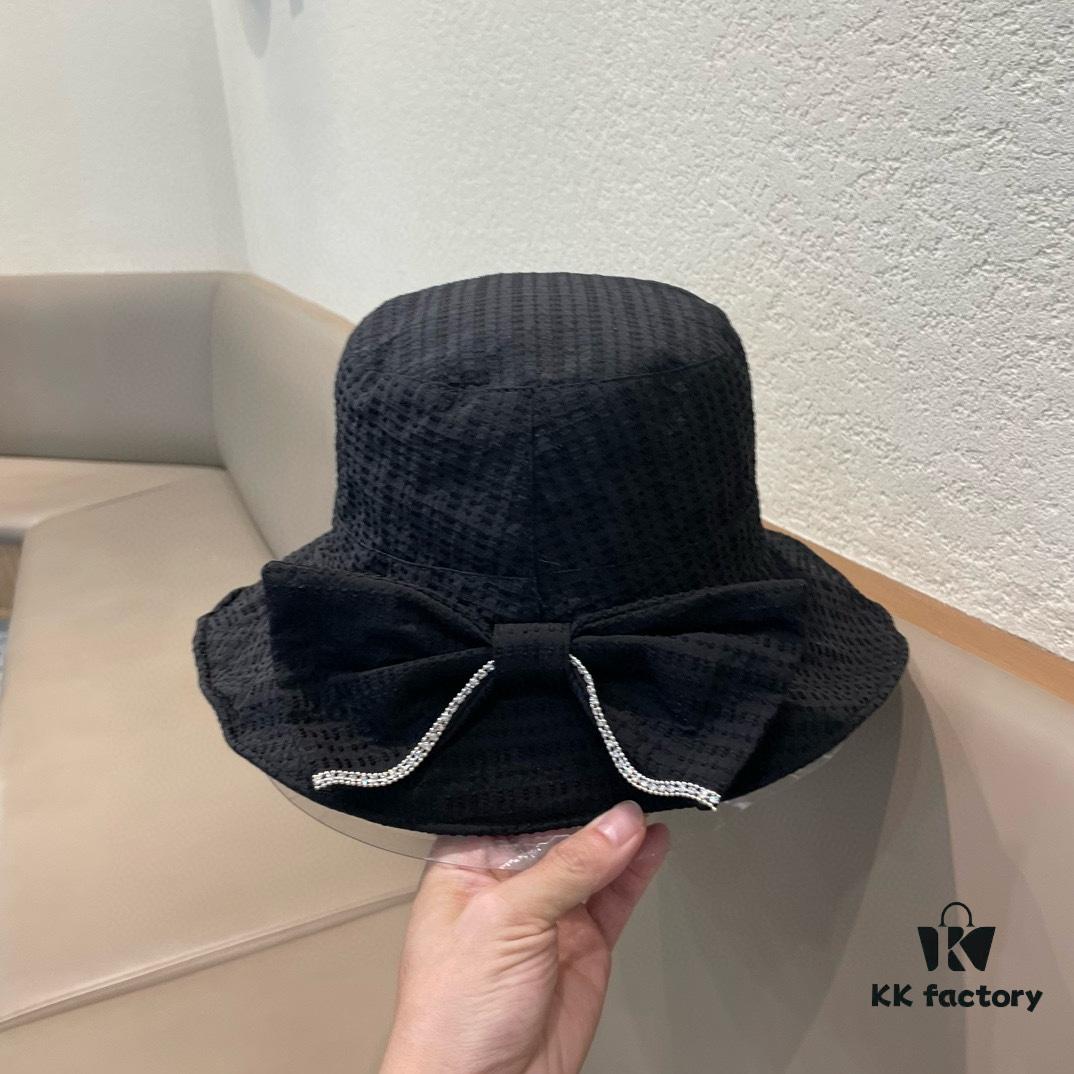692fb2e099f2d84055c870bf Dior Wide-Brim Sun Hat for Women, Spring and Summer Fashion Floppy Hat with Bow, UV Protection Beach Hat