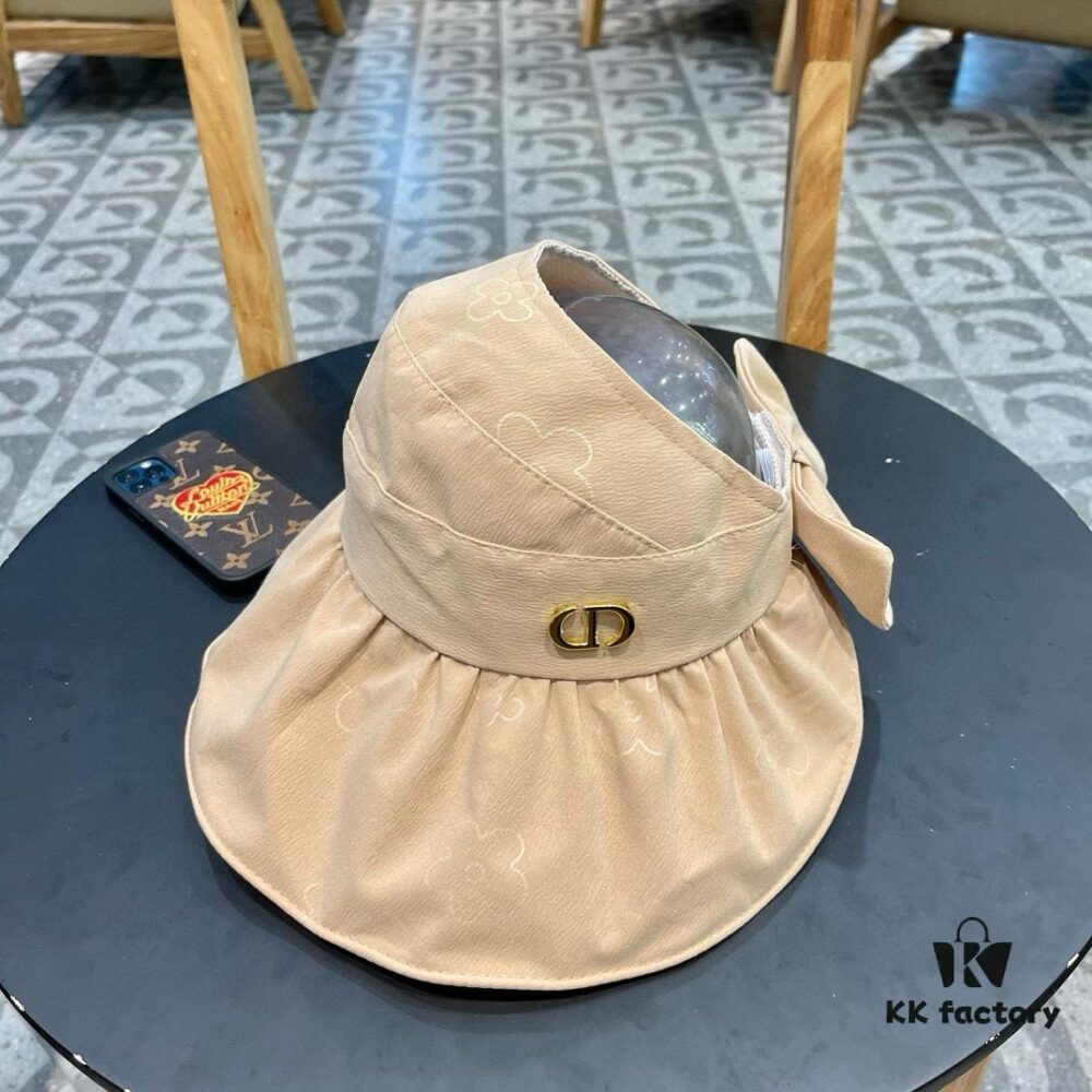 692fb2e199f2d84055c870c1 Dior Korean-style New Colorful Gel Sun Hat for Women, Fresh Floral Breathable Open-top Travel Vacation Sun Hat