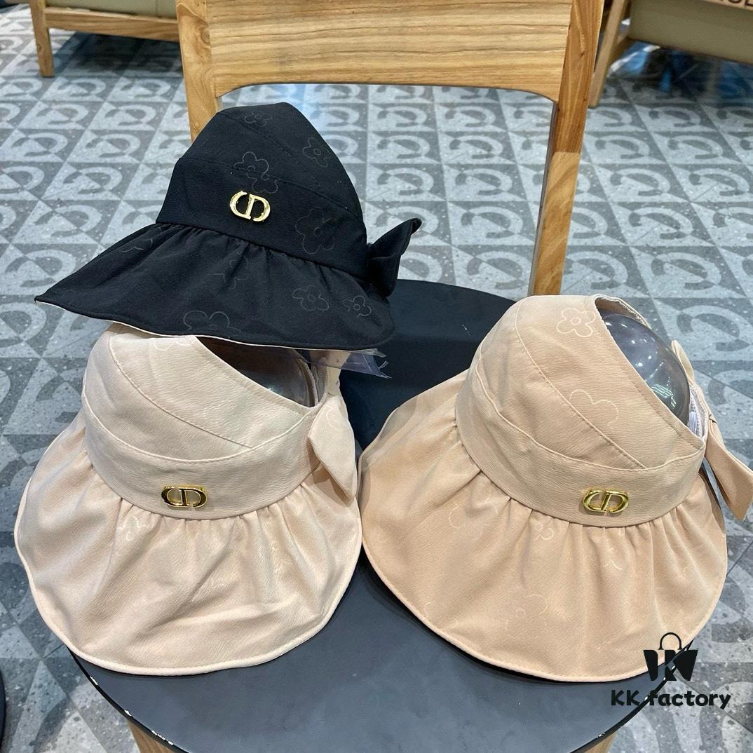692fb2e499f2d84055c870c5 Dior Korean-style New Colorful Gel Sun Hat for Women, Fresh Floral Breathable Open-top Travel Vacation Sun Hat