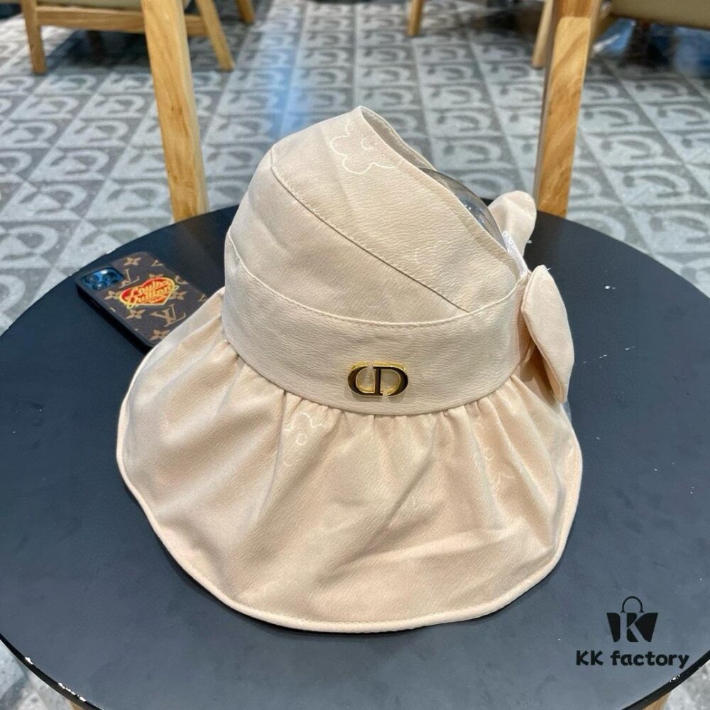 692fb2e799f2d84055c870cc Dior Korean-style New Arrival Colorful Gel Sun Hat for Women, Fresh Floral Breathable Open-top Vacation Travel Sun Hat