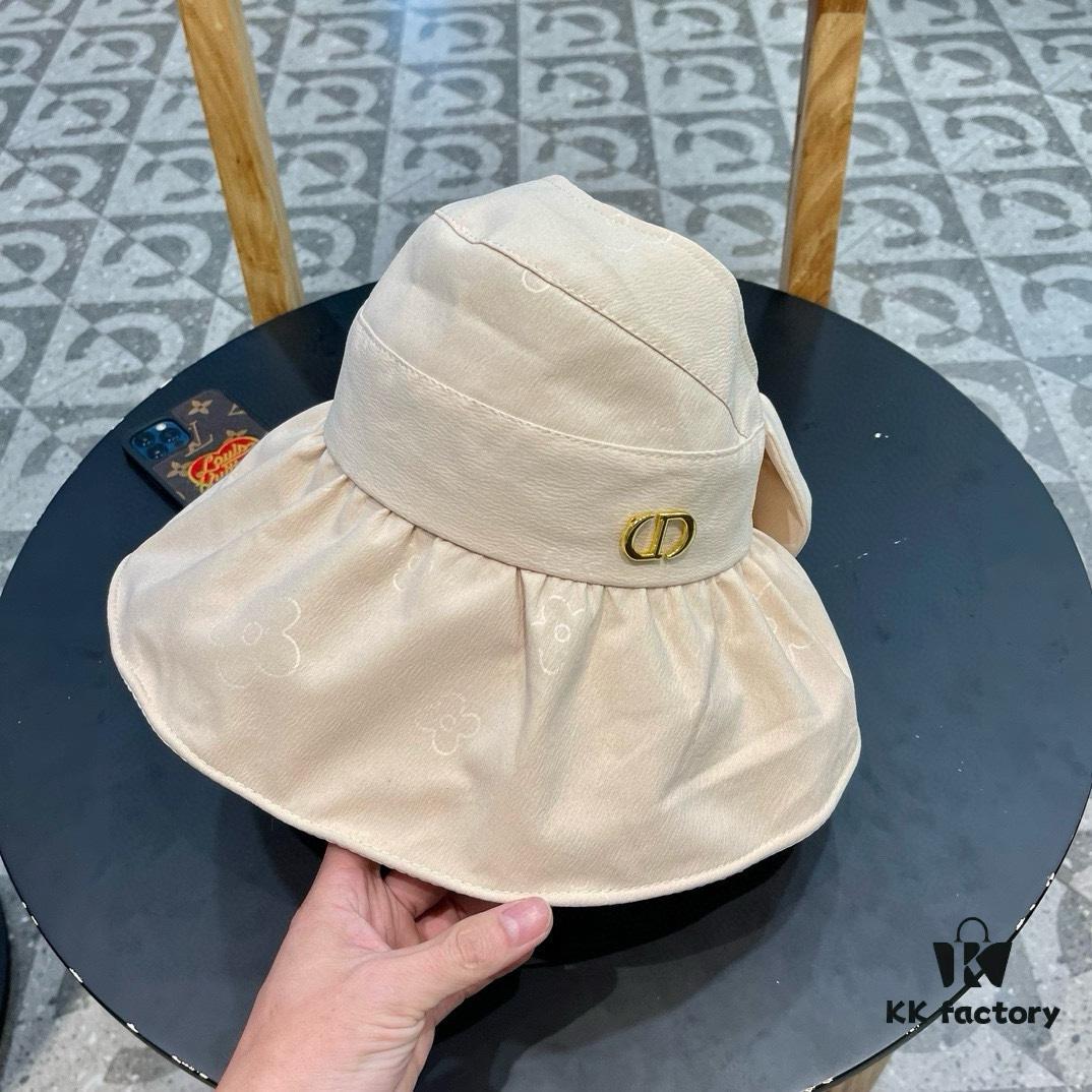 692fb2e899f2d84055c870d0 Dior Korean-style New Arrival Colorful Gel Sun Hat for Women, Fresh Floral Breathable Open-top Vacation Travel Sun Hat