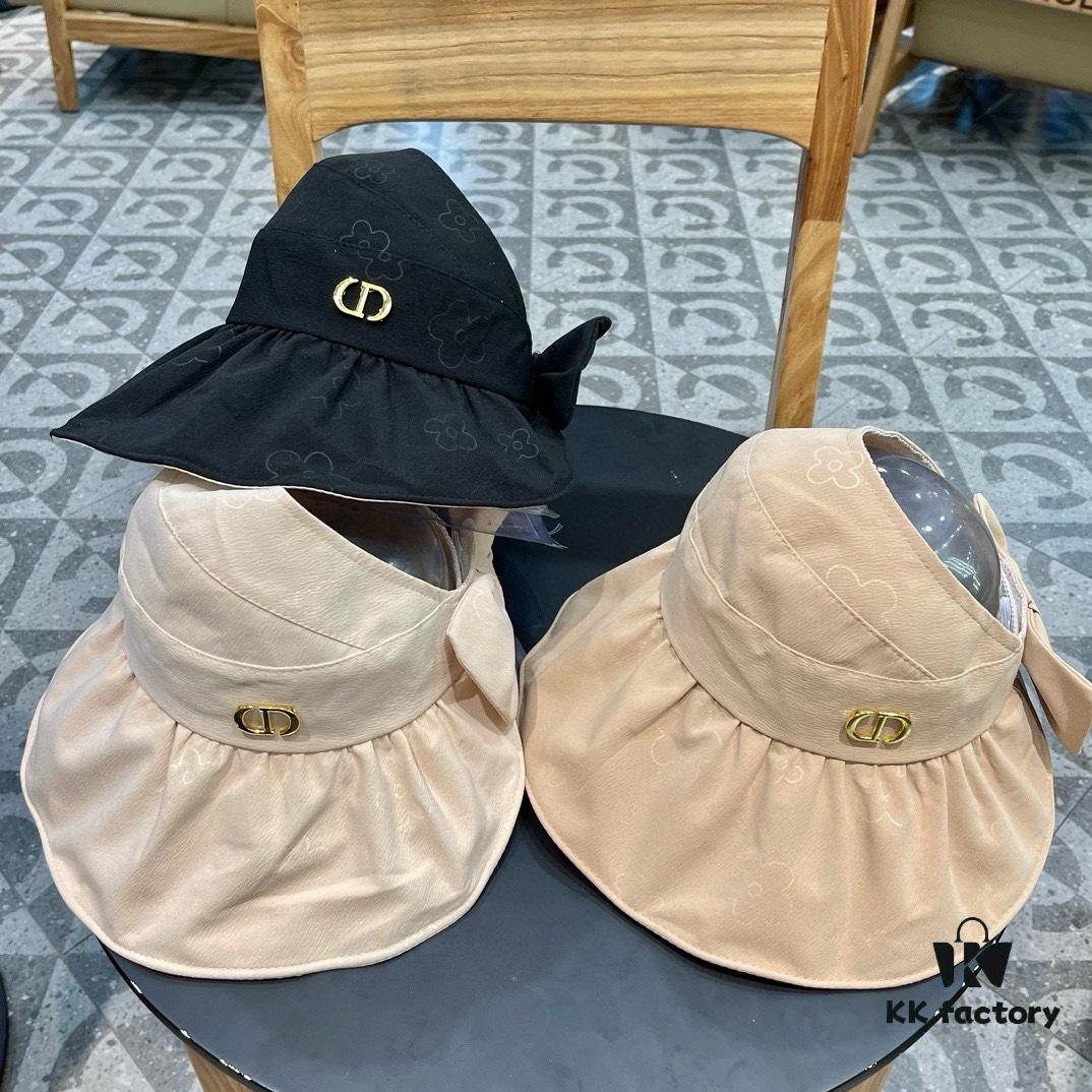 692fb2e999f2d84055c870d1 Dior Korean-style New Arrival Colorful Gel Sun Hat for Women, Fresh Floral Breathable Open-top Vacation Travel Sun Hat