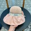 692fb2f099f2d84055c870e0 DIOR Bucket Hat 2024 Summer New Sun Protection Fishing Hat with Bow for Women, Wide-Brimmed Beach Hat for Travel, Face-Framing Sun Hat
