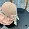692fb2f199f2d84055c870e2 DIOR Bucket Hat 2024 Summer New Sun Protection Fishing Hat with Bow for Women, Wide-Brimmed Beach Hat for Travel, Face-Framing Sun Hat