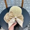 692fb2f899f2d84055c870ef DIOR Bucket Hat 2024 Summer New Sun Protection Beach Hat with Bow for Women, Wide Brim Flattering Sun Hat