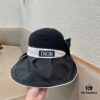692fb30299f2d84055c87101 DIOR Bucket Hat 2024 Summer New Sun Protection Fisherman Hat with Bow for Women, Wide-Brimmed Beach Hat for Travel, Face-Framing Sun Hat