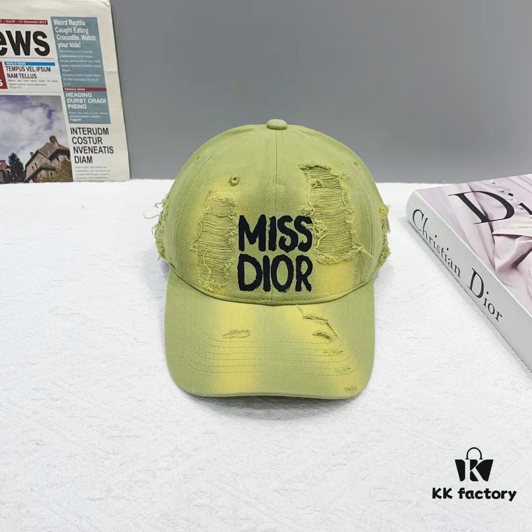 692fb30999f2d84055c8710b Dior New Arrival Distressed Baseball Cap, Stylish and Sophisticated Unisex Design with Perfect Silhouette