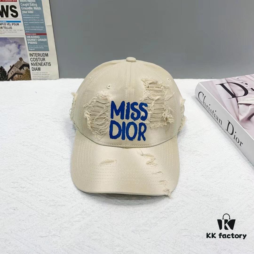 692fb30b99f2d84055c8710c Dior New Arrival Distressed Baseball Cap, Stylish and Sophisticated Unisex Design with Perfect Silhouette