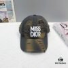 692fb30b99f2d84055c8710e Dior New Arrival Distressed Baseball Cap, Stylish and Sophisticated Unisex Design with Perfect Silhouette