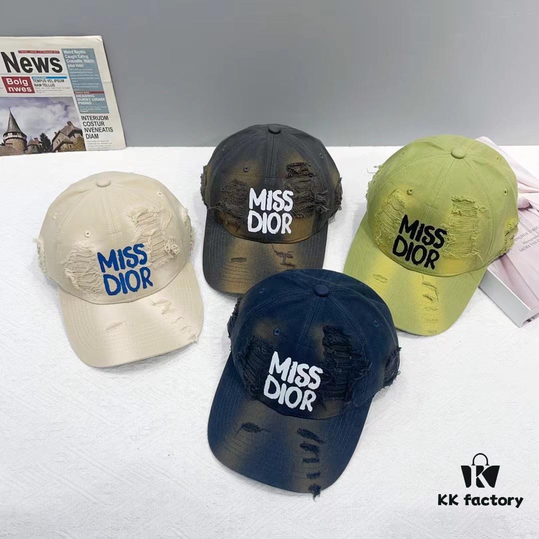 692fb31799f2d84055c8711b Dior New Arrival Distressed Baseball Cap, Stylish and Sophisticated Unisex Design with Perfect Silhouette
