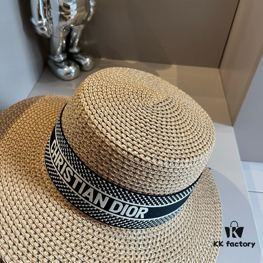 Dior New Flat-Crown Hat, Head Circumference 57cm