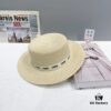 692fb33299f2d84055c87134 Dior Spring/Summer Ice Silk PP Grass Flat Top Hat 🎩