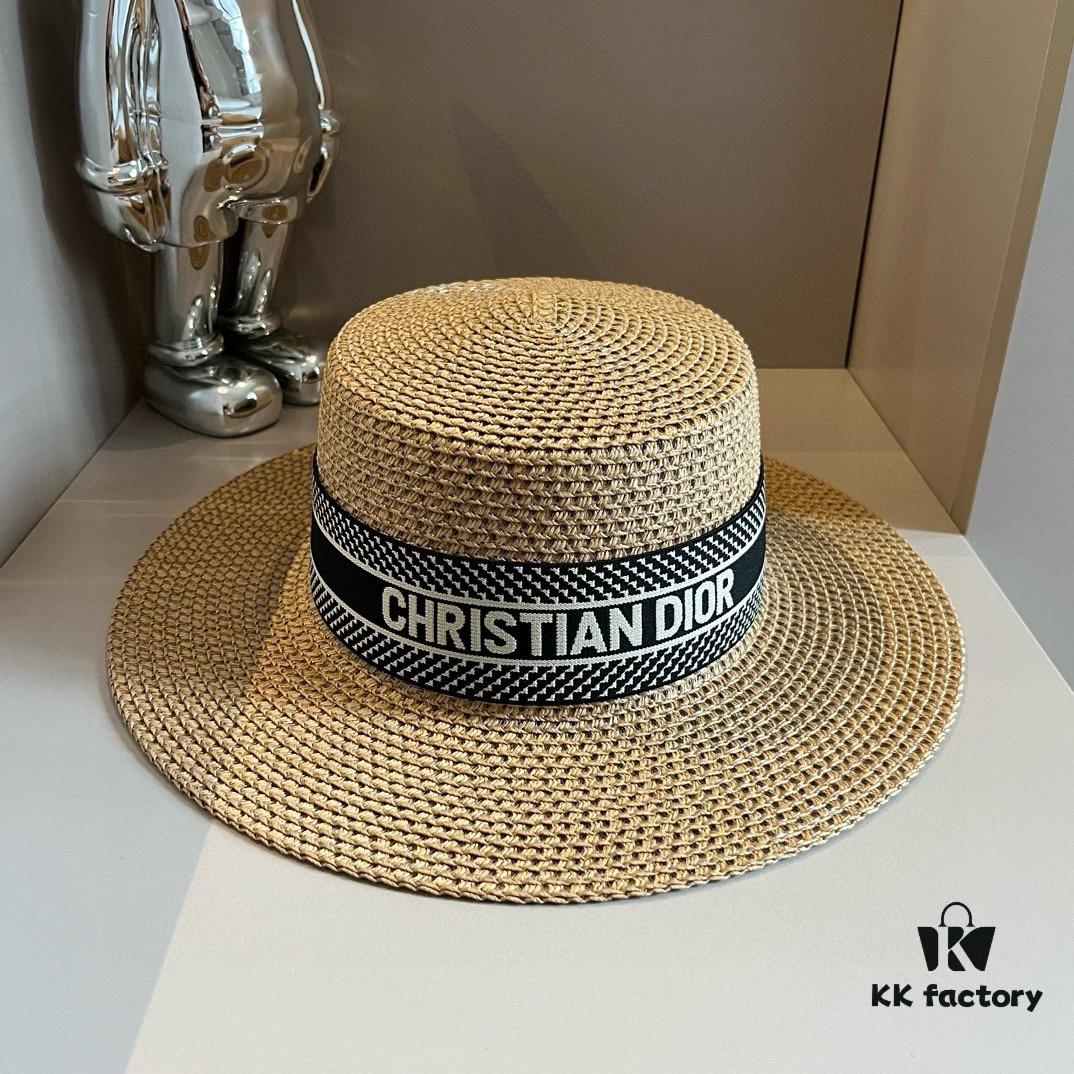 Dior New Flat-Crown Hat, Head Circumference 57cm