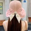 692fb33b99f2d84055c8713f DIOR Bucket Hat 2024 Summer New Sun Protection Fishing Hat with Bow for Women, Wide-Brimmed Beach Hat for Travel, Face-Framing Sun Hat