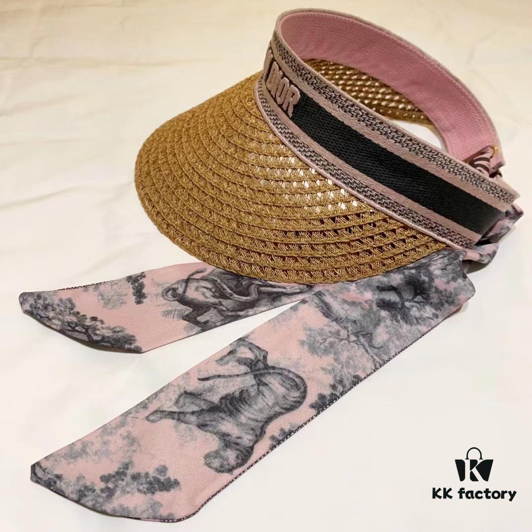 692fb33e99f2d84055c87142 DIOR Natural Straw Unisex Classic Bucket Hat
