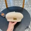 692fb34599f2d84055c8714e Dior 2024 New Solid Color Women's Beret, Slimming Face Look, Lightweight and Breathable for Spring and Summer, Artistic Pumpkin Hat, Versatile Painter Hat