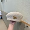 692fb34a99f2d84055c87153 Dior 2024 New Solid Color Women's Beret, Slimming Face Look, Lightweight and Breathable for Spring and Summer, Artistic Pumpkin Hat, Versatile Painter Hat