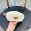 692fb35399f2d84055c87162 Dior 2024 New Solid Color Beret for Women, Slimming Face Look, Lightweight and Breathable Spring Summer Pumpkin Hat, Artistic and Versatile Painter's Cap